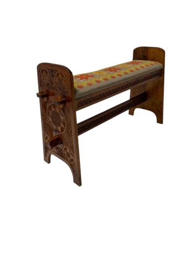 Swedish Mid-Century Modern Ash Small Bench or Stool, 1960s